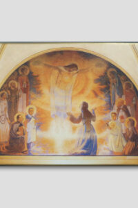 Icône fresque du Monastère de la Visitation (chapelle des apparitions) 10.5 x 15 cm