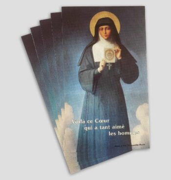 Lot de 5 images de sainte Marguerite-Marie