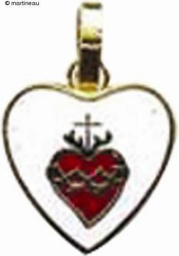 MEDAILLE PETIT COEUR LITURGIQUE PARAY METAL DORE