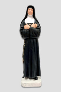 Statue Sainte Marguerite Marie Alacoque 15 cm – Noir