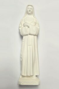Statue sainte Marguerite Marie Alacoque 15 cm – Blanche