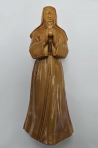 Statue sainte Marguerite-Marie 19 cm – Marron
